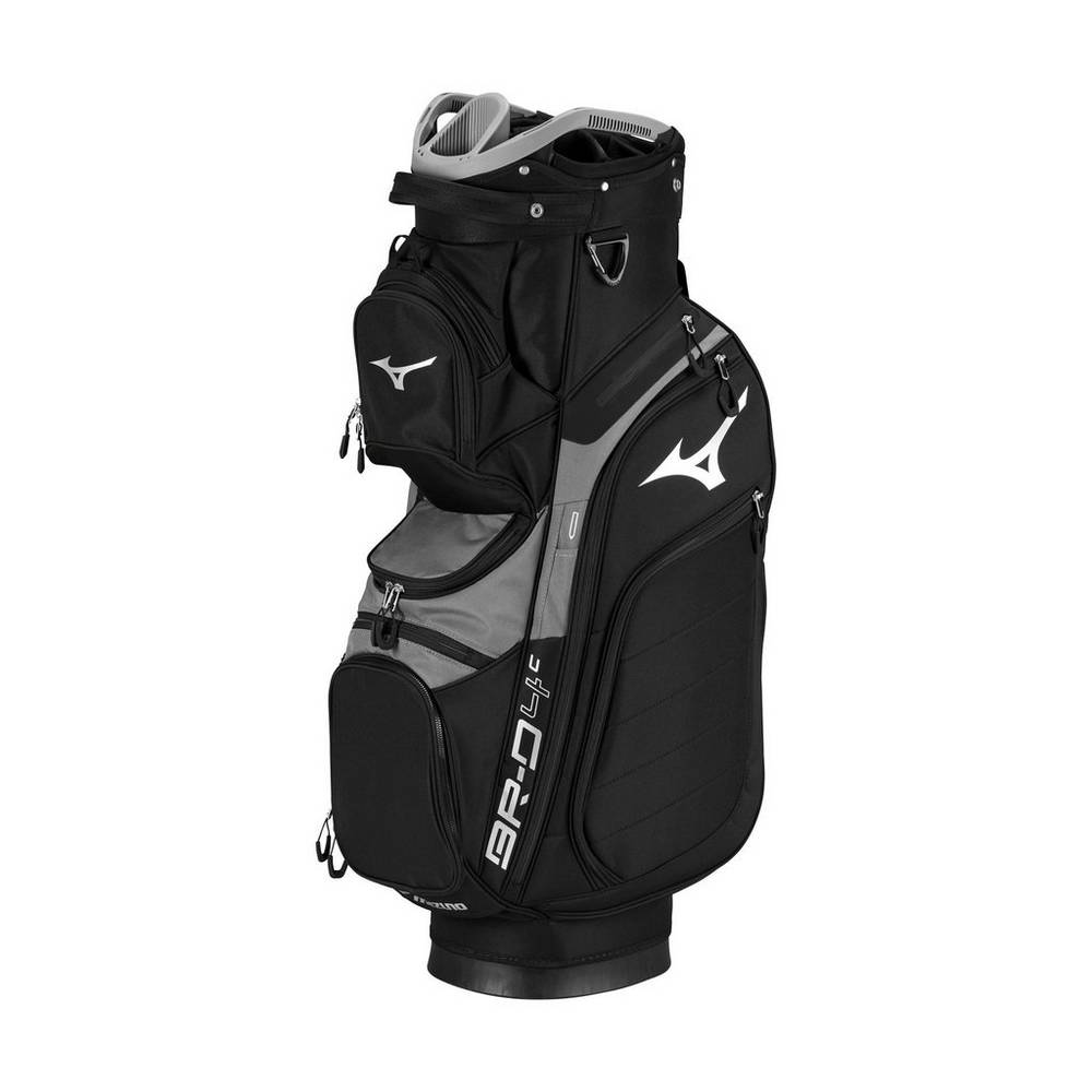 Panske Batoh Mizuno BR-D4C Cart Čierne/Siva Vypredaj ELPB34120